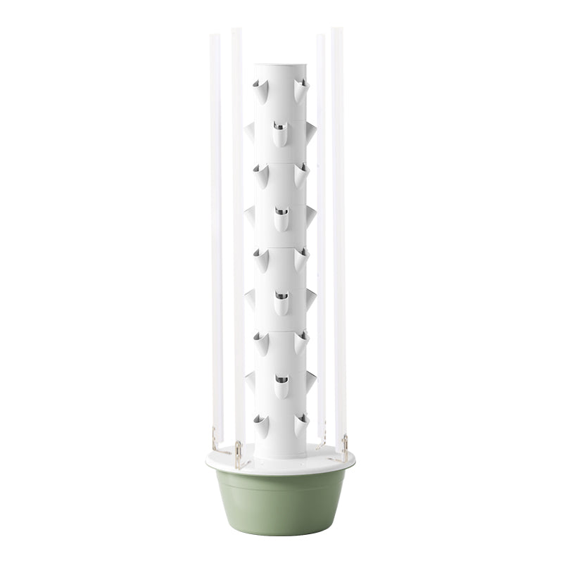 Titan Tower with LED Lights - 9 Floor With Light Hydroponic Greenhouse Vertical Aeroponics Towers Garden Growing Systems Multilayer Vertical Aeroponics Tower