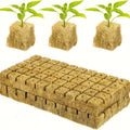 Hydroponic Rock Wool Cubes 25*25*25mm Customized Rock Wool Hydroponic System - 100 cubes