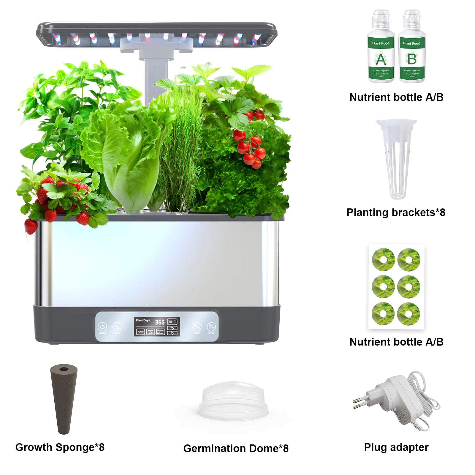 Wi-Fi Garden 2 - Smart Hydroponics Growing Systems Plant Seed Growing Smart Plant Growth System With Plant Growth Light