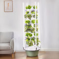 Titan Tower with LED Lights - 9 Floor With Light Hydroponic Greenhouse Vertical Aeroponics Towers Garden Growing Systems Multilayer Vertical Aeroponics Tower